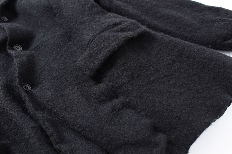 コムデギャルソンポリ縮絨シャーリング加工ジャケット