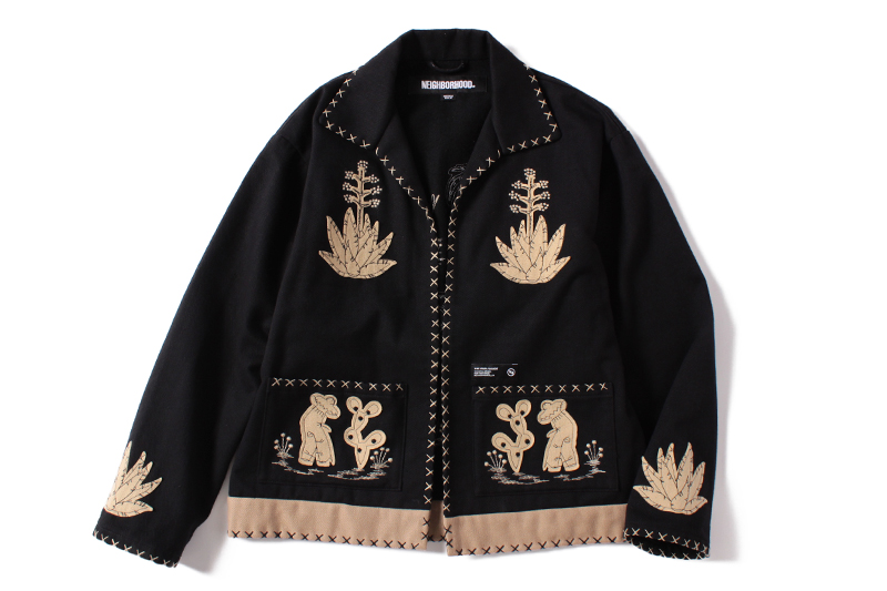 NEIGHBORHOOD／MEXICAN SOUVENIR JACKET 23SS black