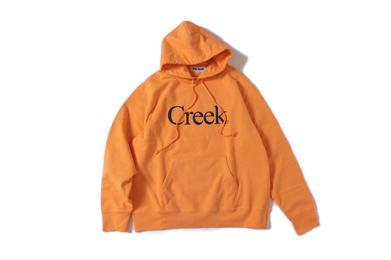 creek/×minnano canadian スウェットパーカー