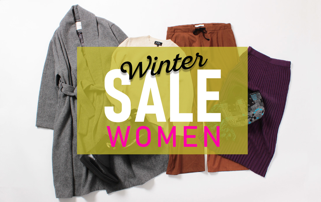 【WOMEN】WINTER SALE 一部商品プライスダウン！