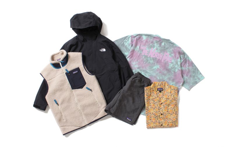 アウトドアブランド<br>［THE NORTH FACE］＆［Patagonia］