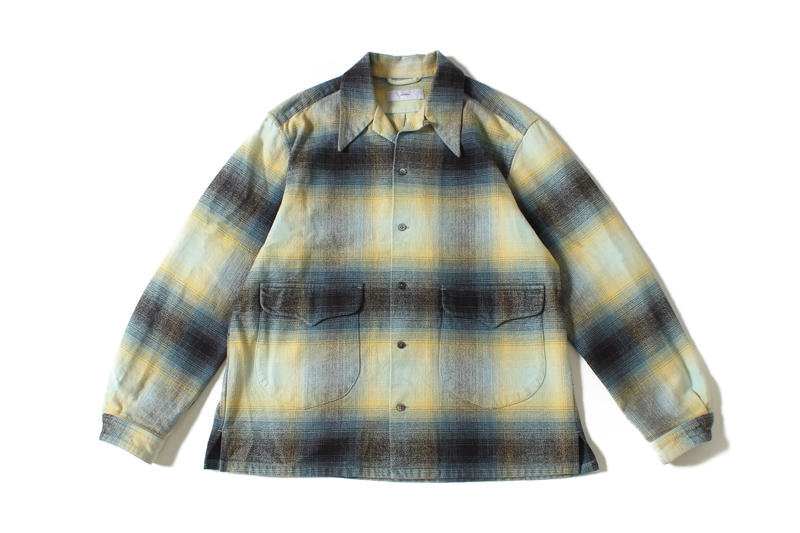 “HERRINGBONE OMBRE SHIRT”