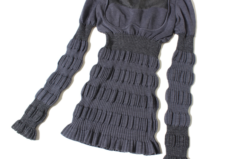 STRIPE RIB KNIT JUMPER
