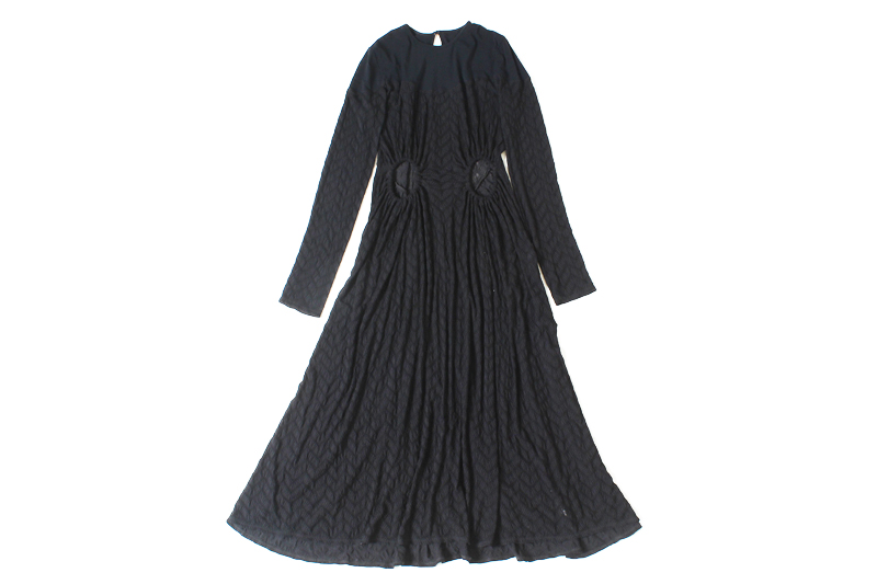 “JQ JERSEY CUTOUT DRESS”