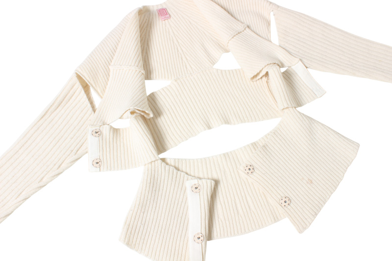 “BANDAGE KNIT CARDIGAN”