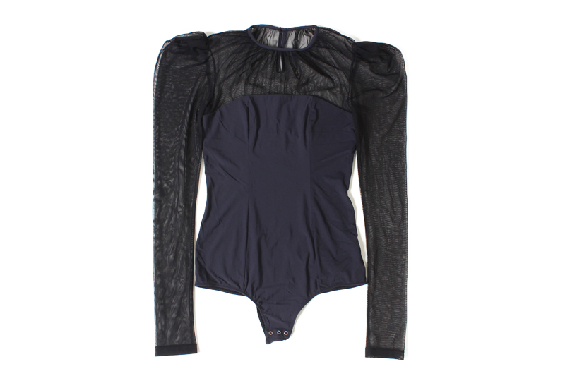 “TULLE COMBINED BODY SUIT”