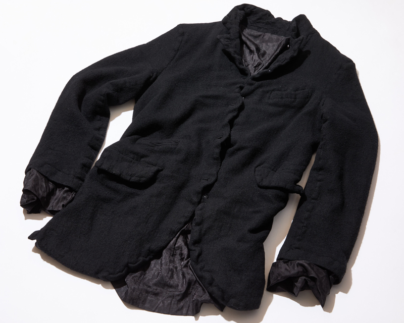 COMME des GARCONS HOMME PLUS　2021年秋冬『ダークルーム』の縮絨ジャケット