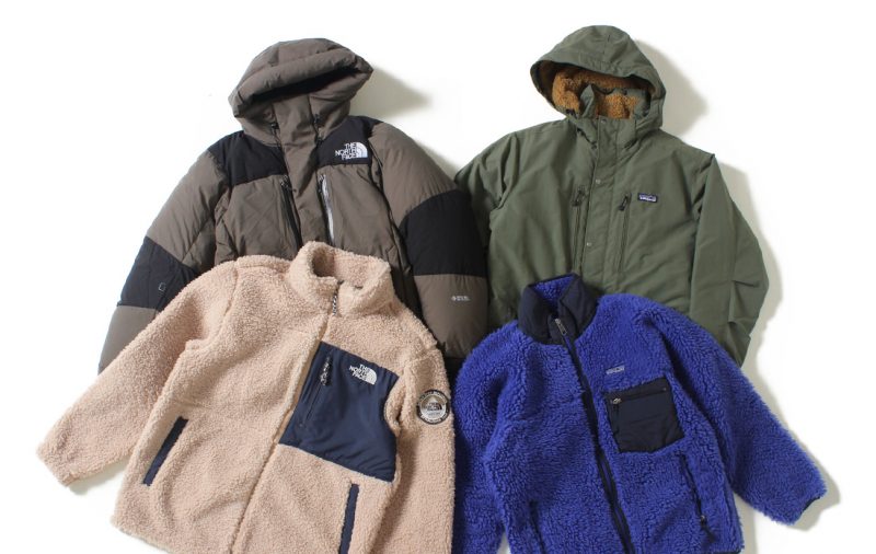 秋冬アウトドアウェア買取強化中！<br>［THE NORTH FACE］＆［Patagonia］