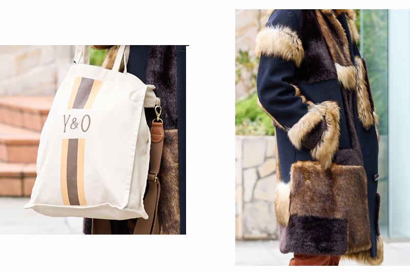 バッグ　ヤングアンドオルセンザドライグッズストア　コート　カラー