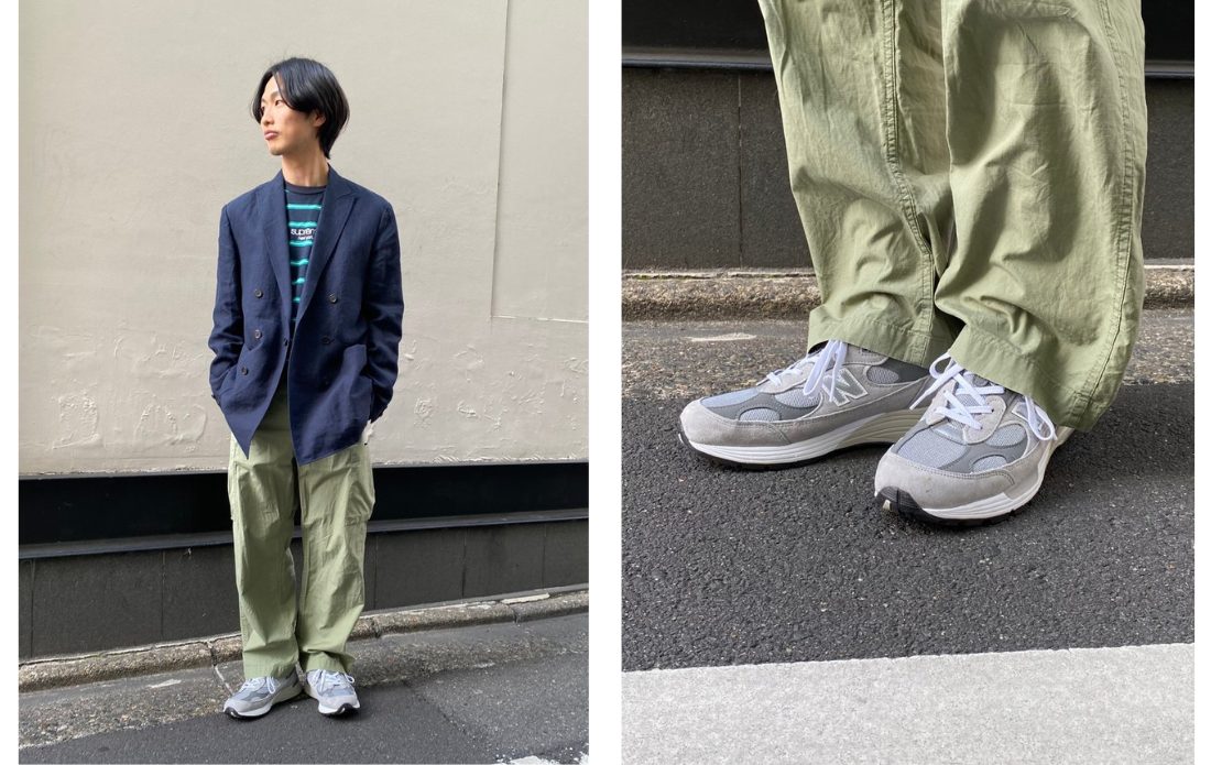 newbalanceスニーカースタイリング　メンズ