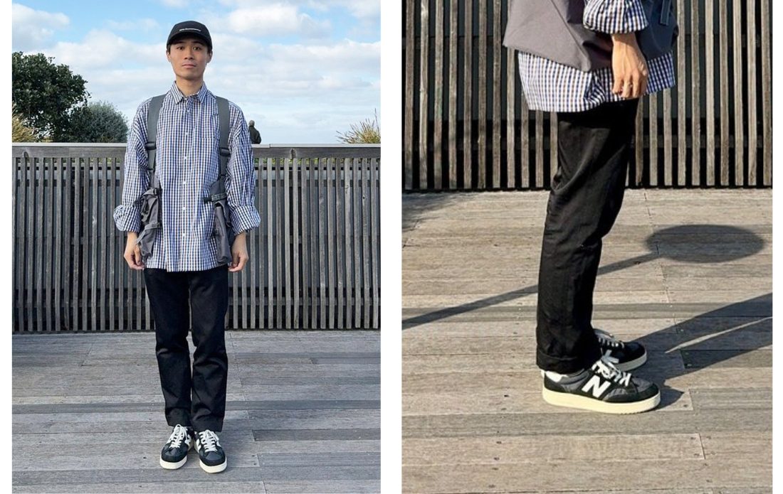 newbalanceスニーカースタイリング　メンズ