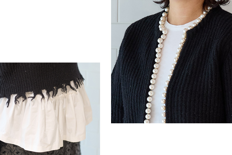 カットソー　ヨーコチャン　ニット　マディソンブルー