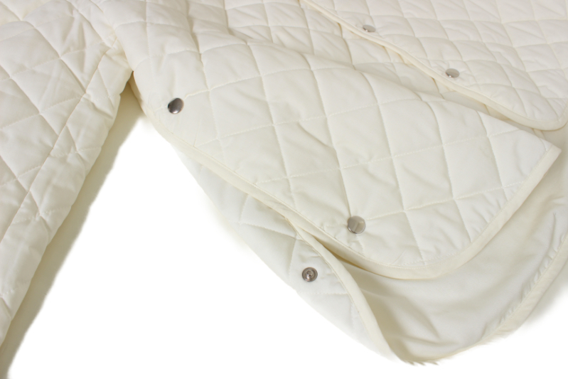 “QUILTING HOODED COAT”