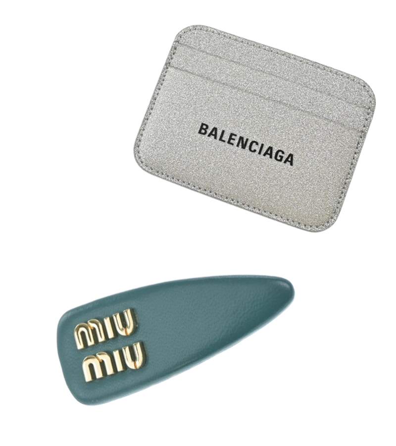 バレンシアガ　カードケース　ミュウミュウ　バレッタ