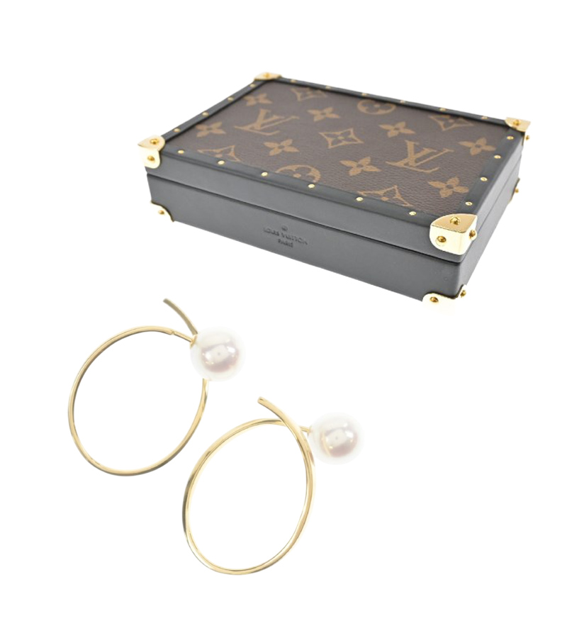 ルイヴィトン　ジュエリーケース　タサキ　ピアス