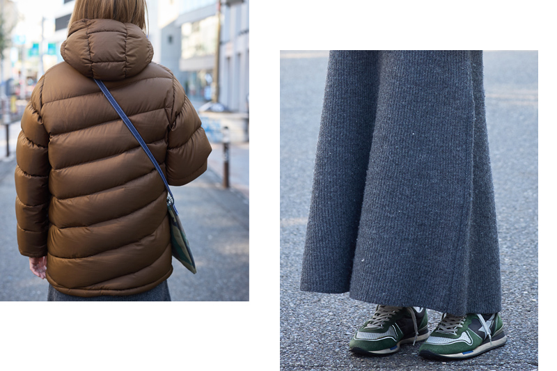 スカート オーラリー スニーカー ゴールデングース