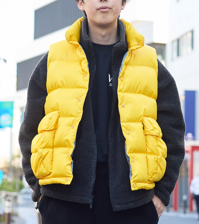 ダイワピア39 ダウンベスト スタイリング