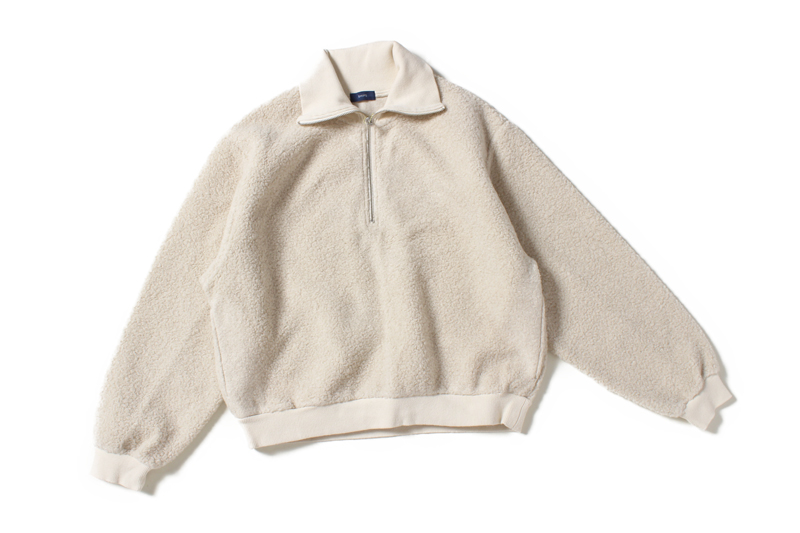 買取強化 ウィメンズ ハーフジップスウェット