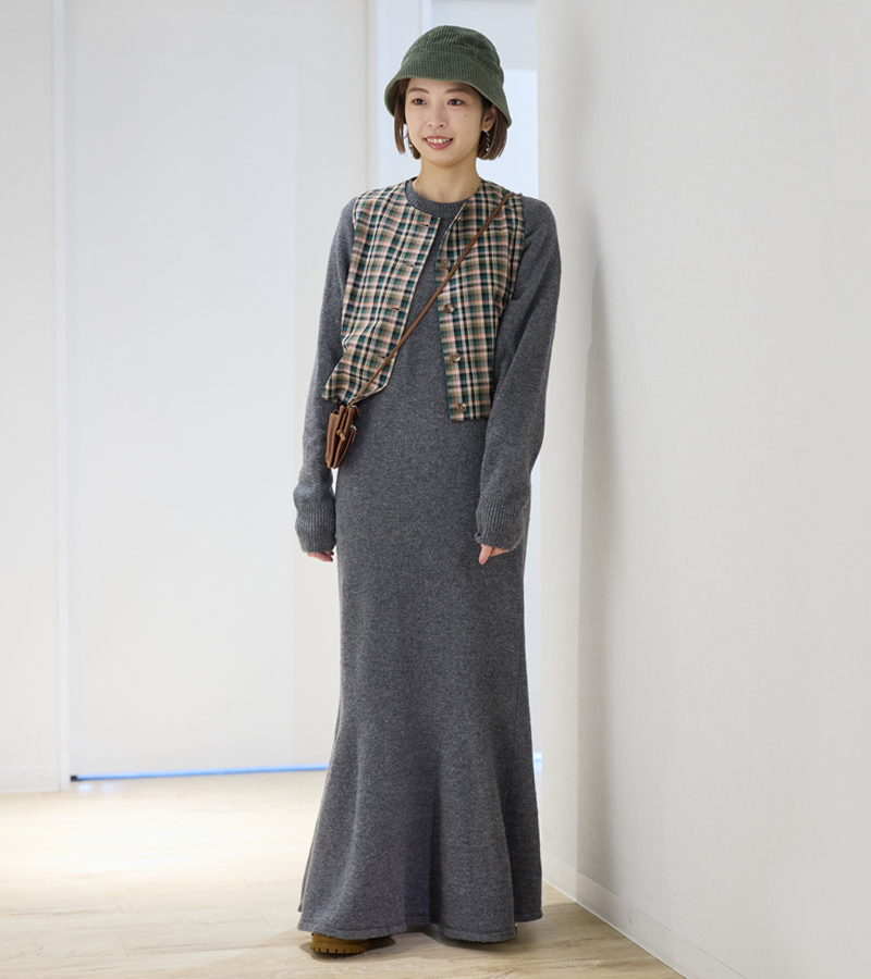 ニットワンピース miyoshi