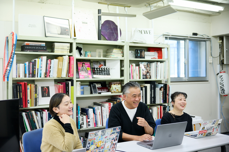 「ファッション通信」大西さん/岡村さん/板垣さん