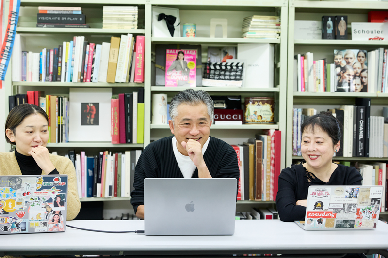 「ファッション通信」大西さん/岡村さん/板垣さん