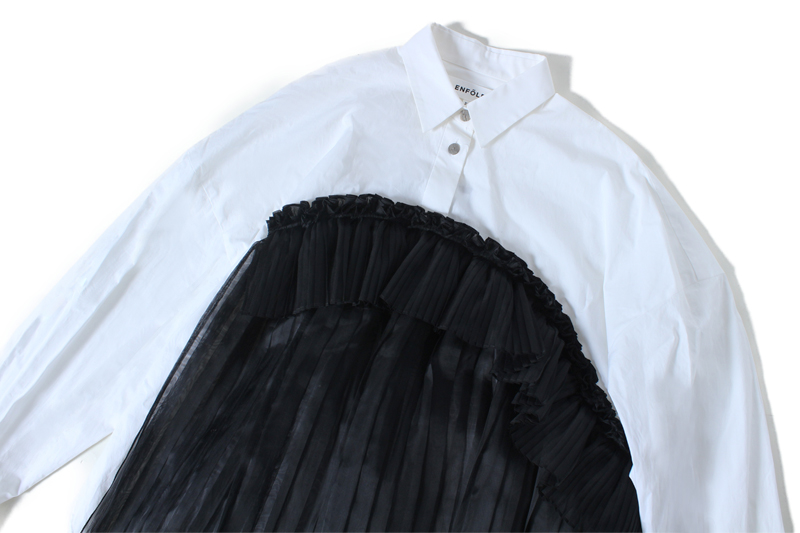 ENFOLD　チュールシャツ