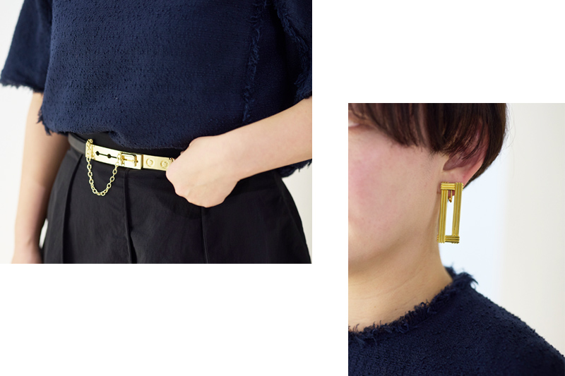 ベルト ビーロウザベルト ブラウス アドーア イヤリング トーガ