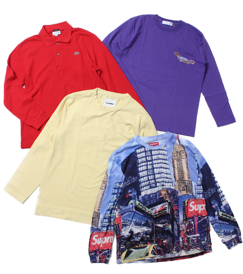 ロングTシャツ　ラコステ　トーガビリリース　シュプリーム　ジルサンダー