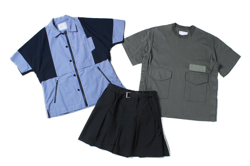 サカイ　シャツ　ショートパンツ　Tシャツ