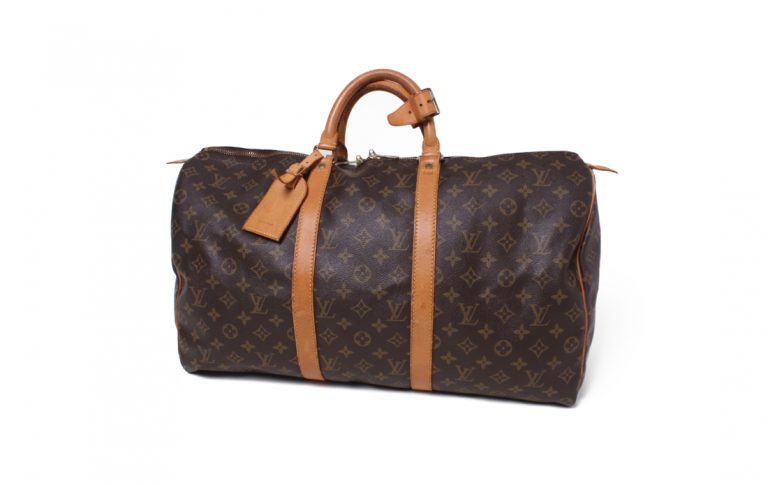 〖難有り〗ルイヴィトンボストンバッグキポール50正規品 LOUIS VUITTON（ルイヴィトン）ボストンバッグ 茶 サイズ:50