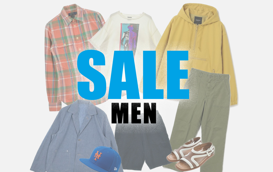 【SUMMER SALE for MEN】一部商品 最大50％OFF！