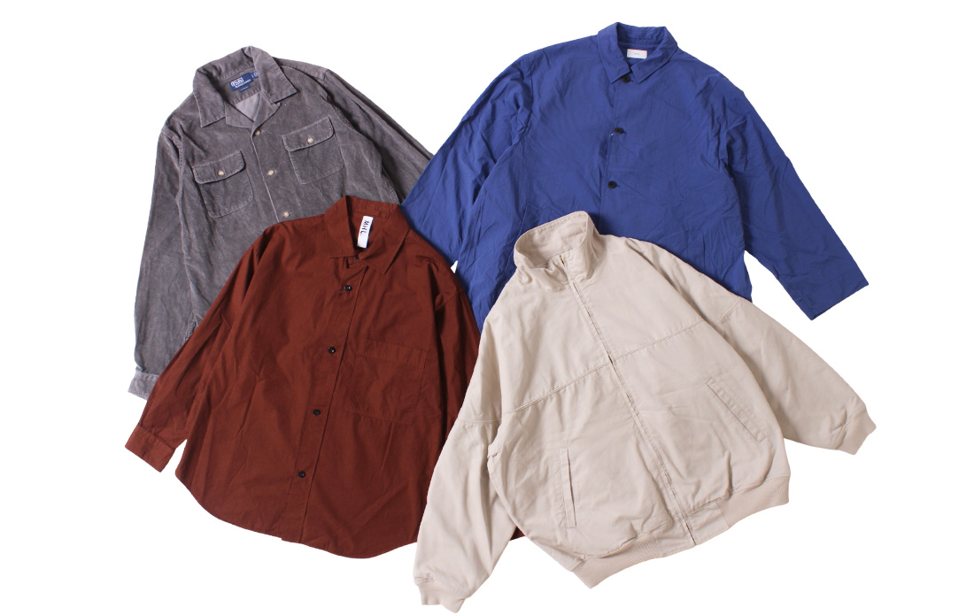 ［MEN］秋服の準備は今から！長袖シャツ・ライトアウターを高価買取中！