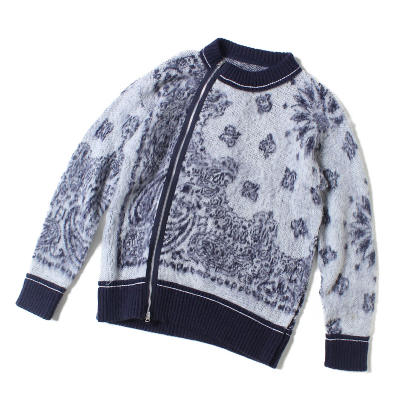 サカイ ニット Bandana Jacquard Knit